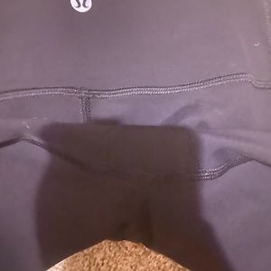 Lululemon wonder under black leggings with mesh